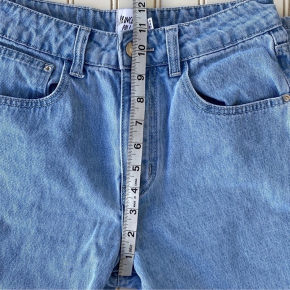Princess Polly High Rise Blue Jeans - Picture 5 of 6